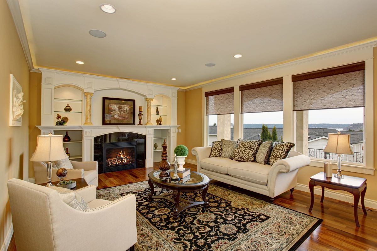 Beautiful Ornate Fireplace
