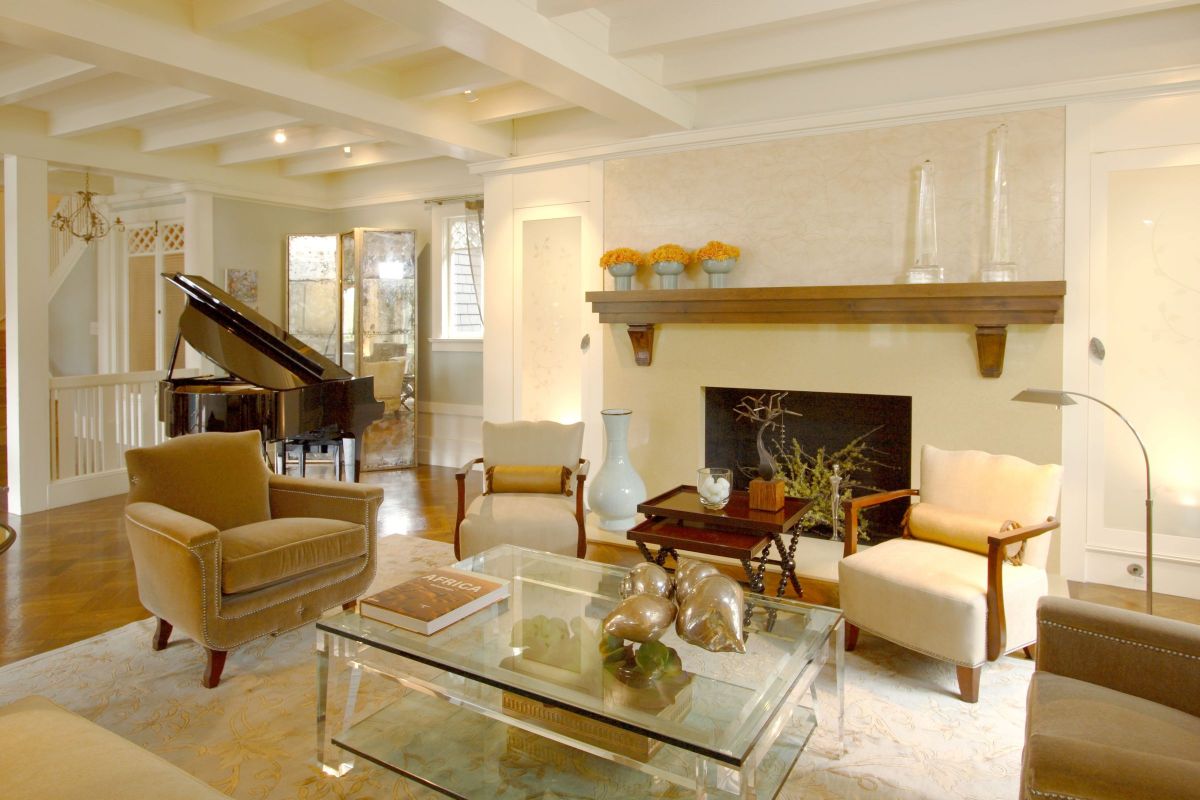 Classic, Elegant Fireplace for the Living Room