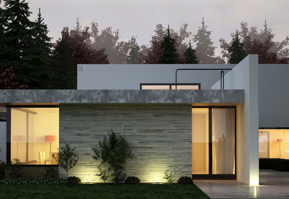 Stunning contemporary house with a perfect mix of materials - homeyou