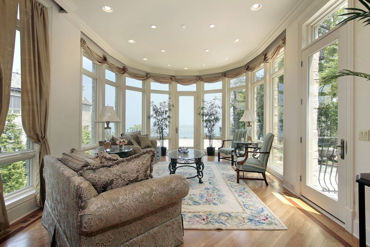 Beautiful Open Glass Sunroom