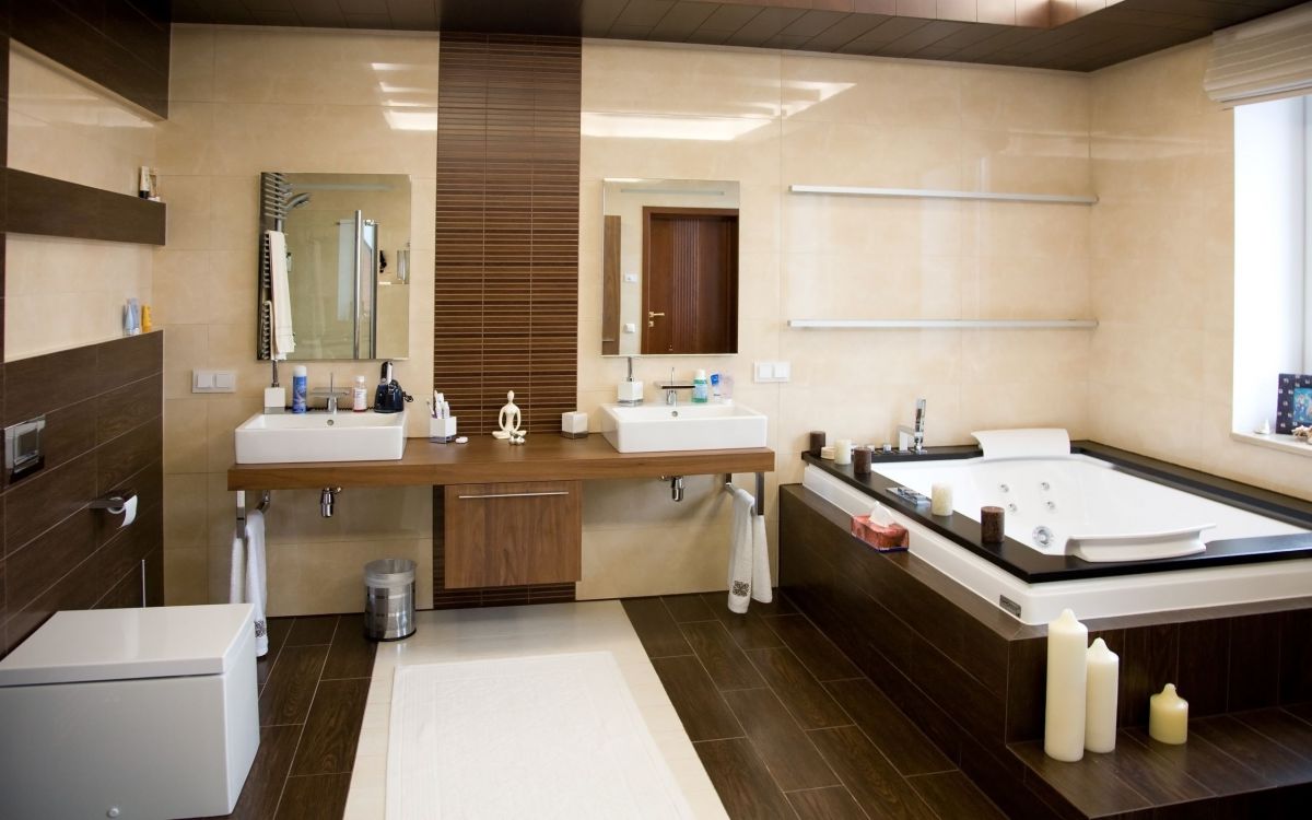 Relaxing Zen Bathroom Jaccuzi