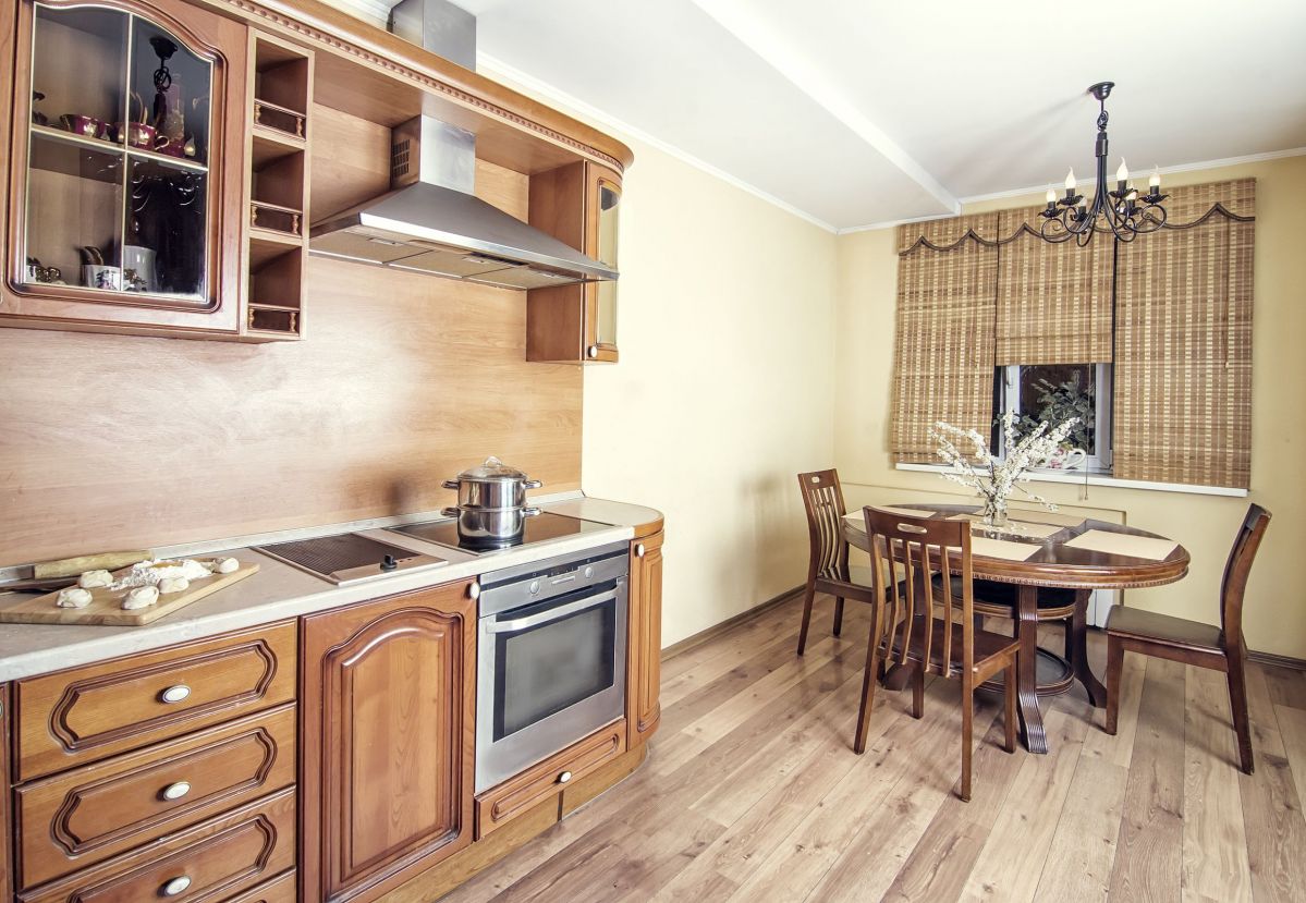 Custom Wooden Kitchen Cabinet Designed Dining Room