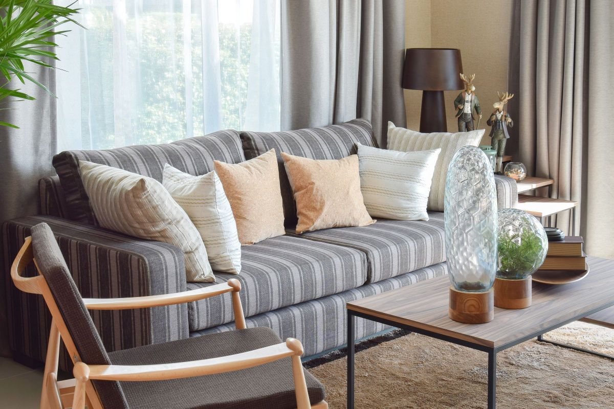 Elegant Simplistic Minimalist Design for Living Room