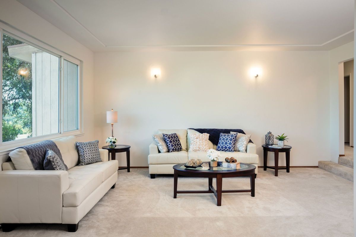 Modern Unique Candle Like Lighting Fixtures in a Living Room