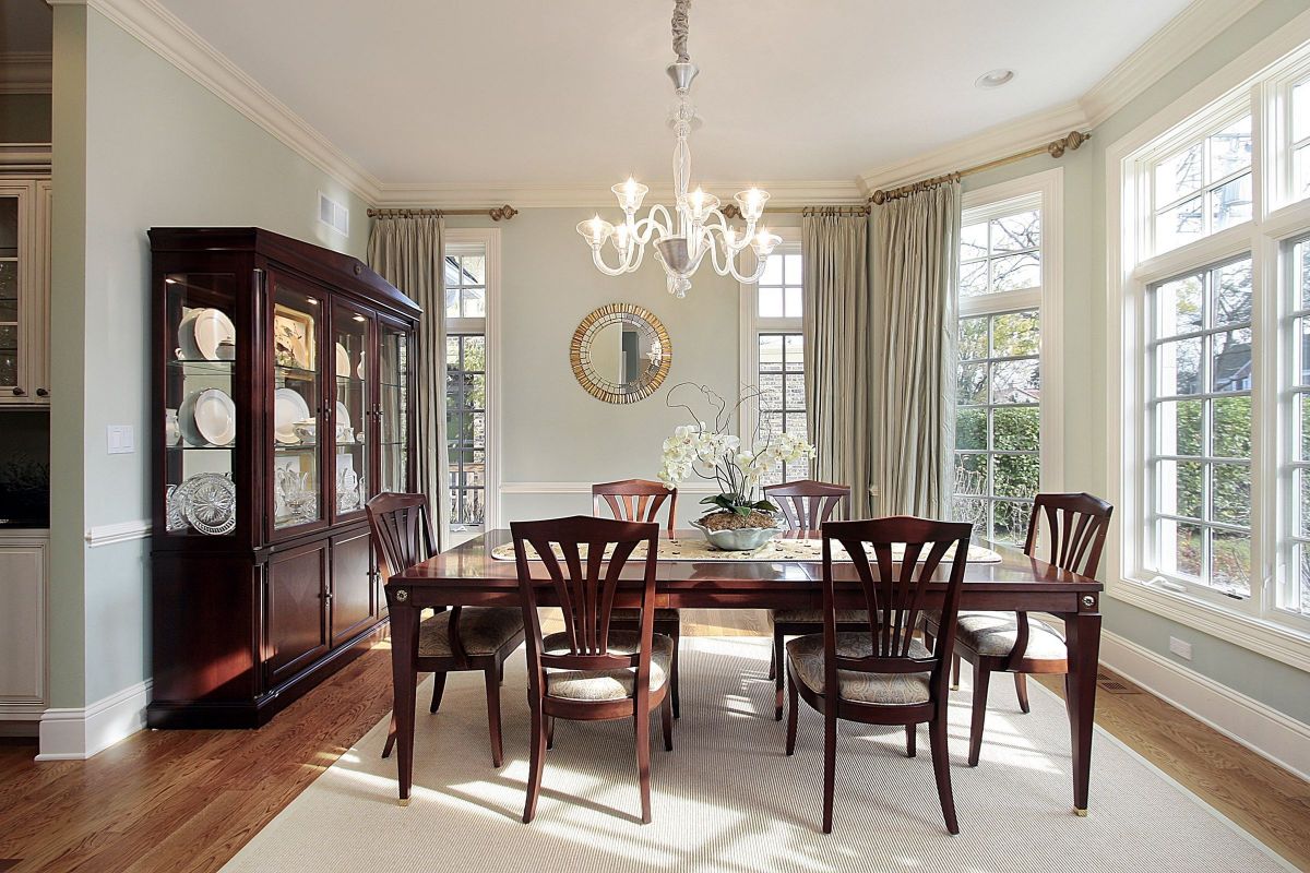 Showy, Extravagant Wooden Dining Room Table