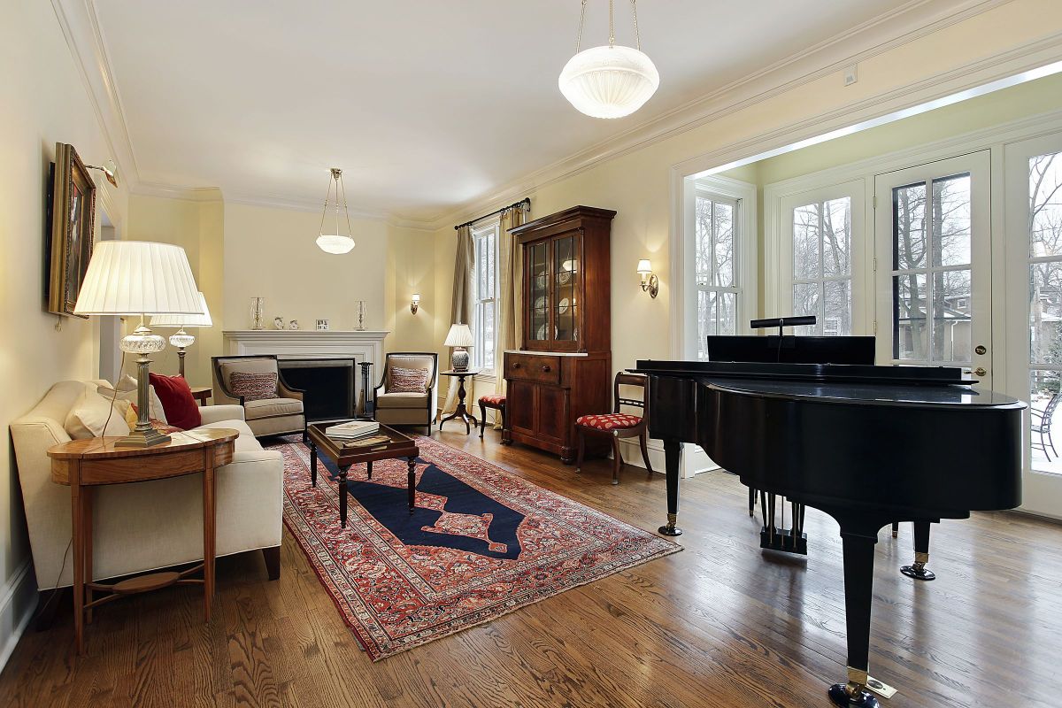 Hardwood Flooring in Living Room