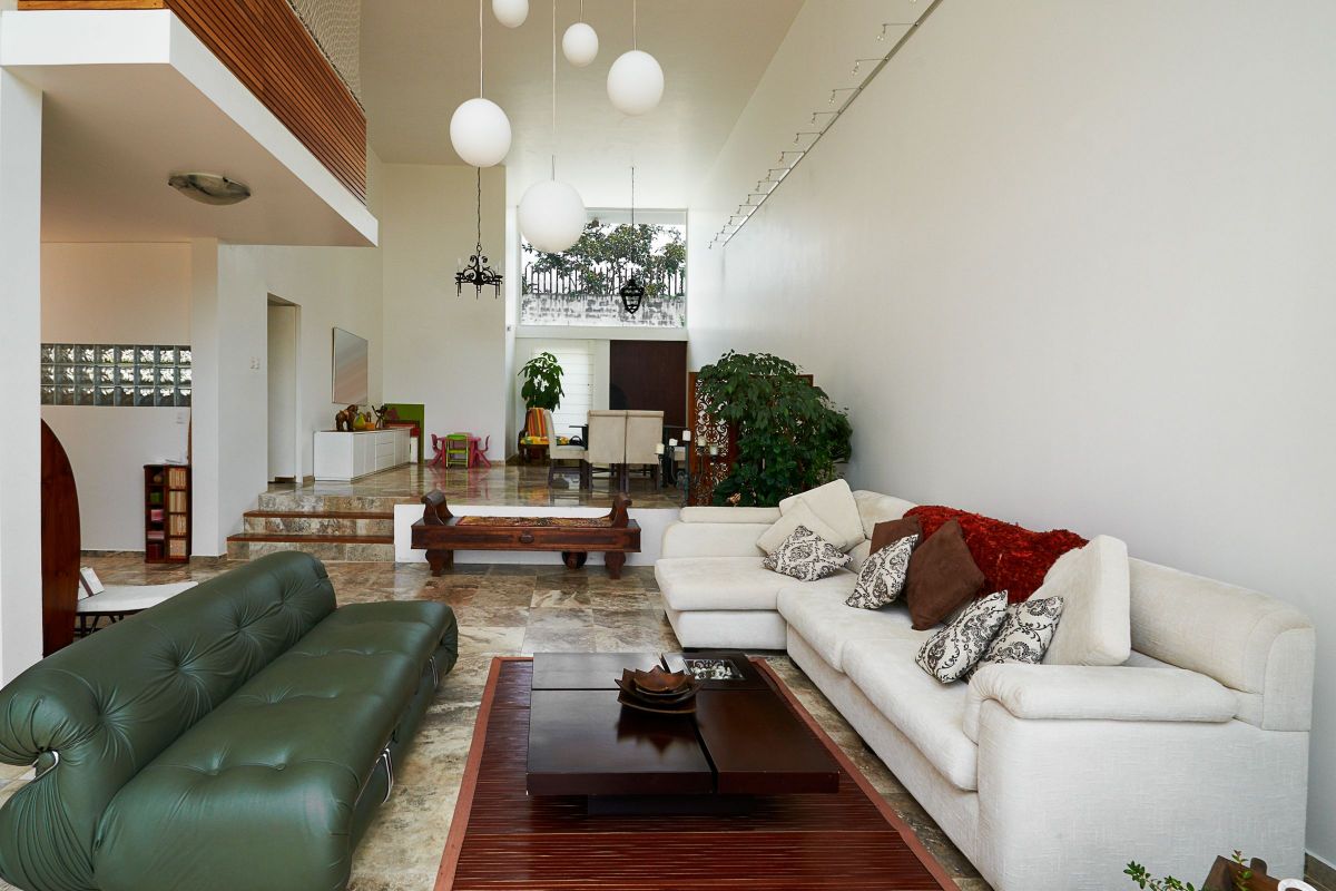 Symmetrical Furniture Placement for a Living Area