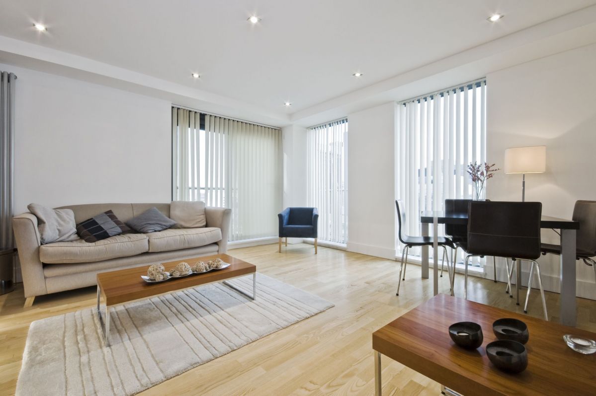 Light, Open Wooden Floors in a Living Room