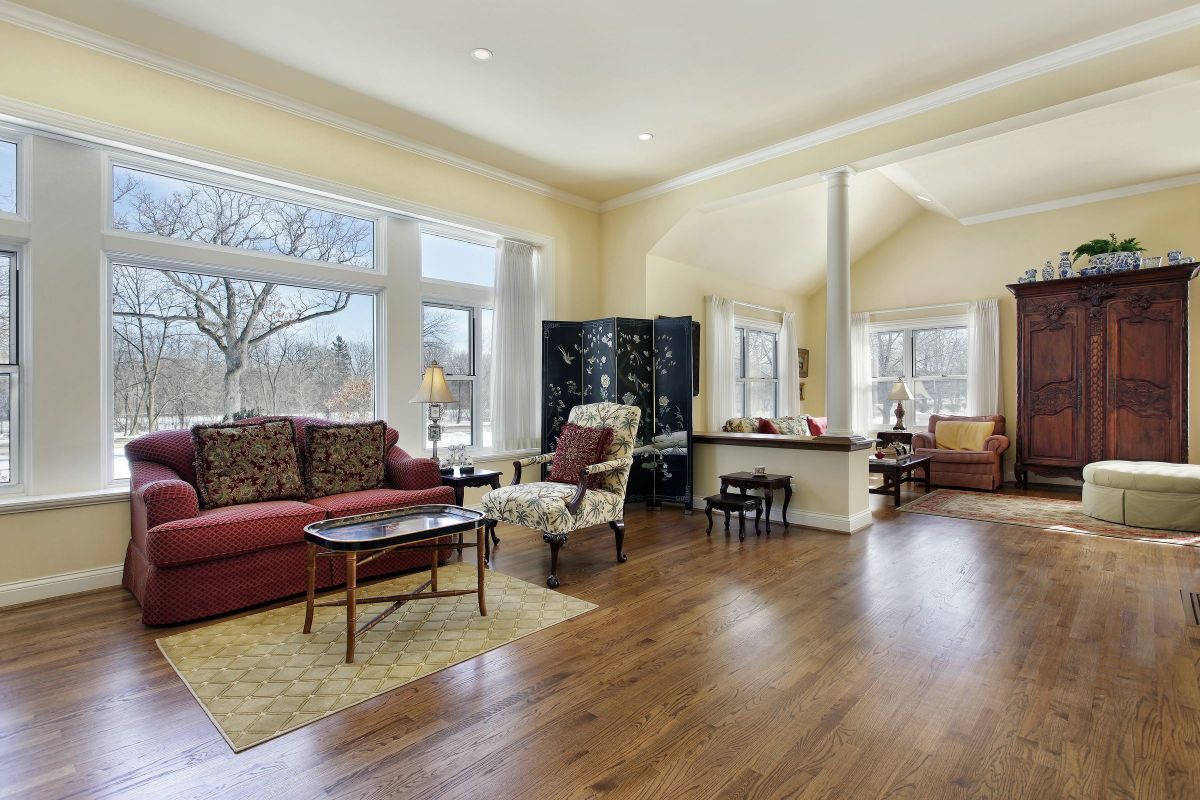 Rich, Glistening Hardwood Floor