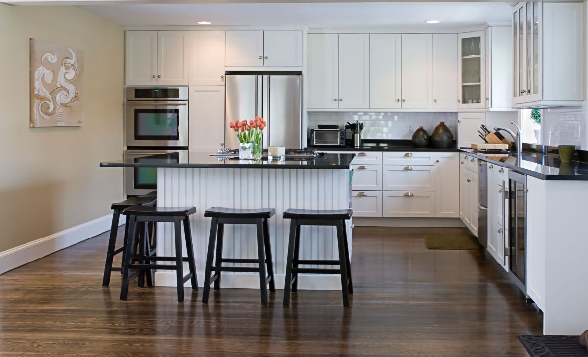 Dark Stained Hardwood Flooring