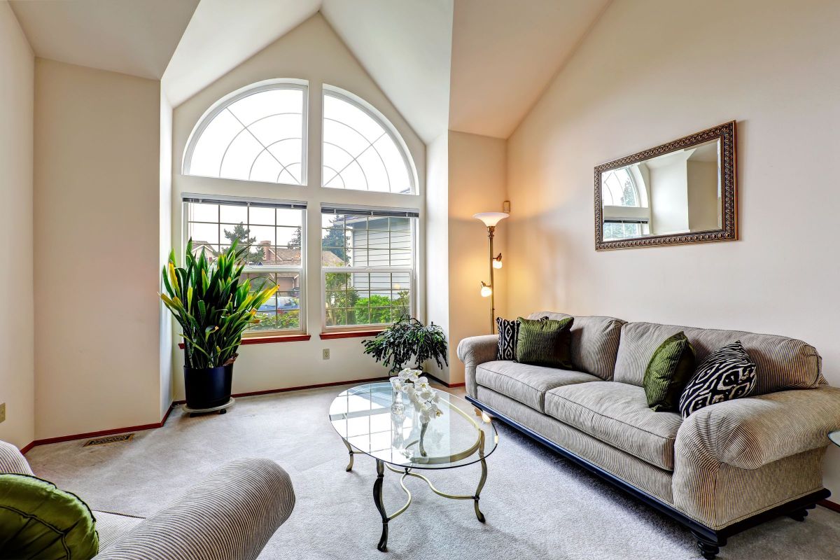 Beautiful View out a Large Front Glass Window