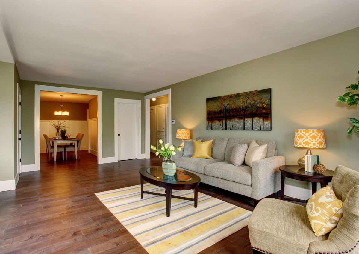 Yellow and Green Ideas for a Living Space