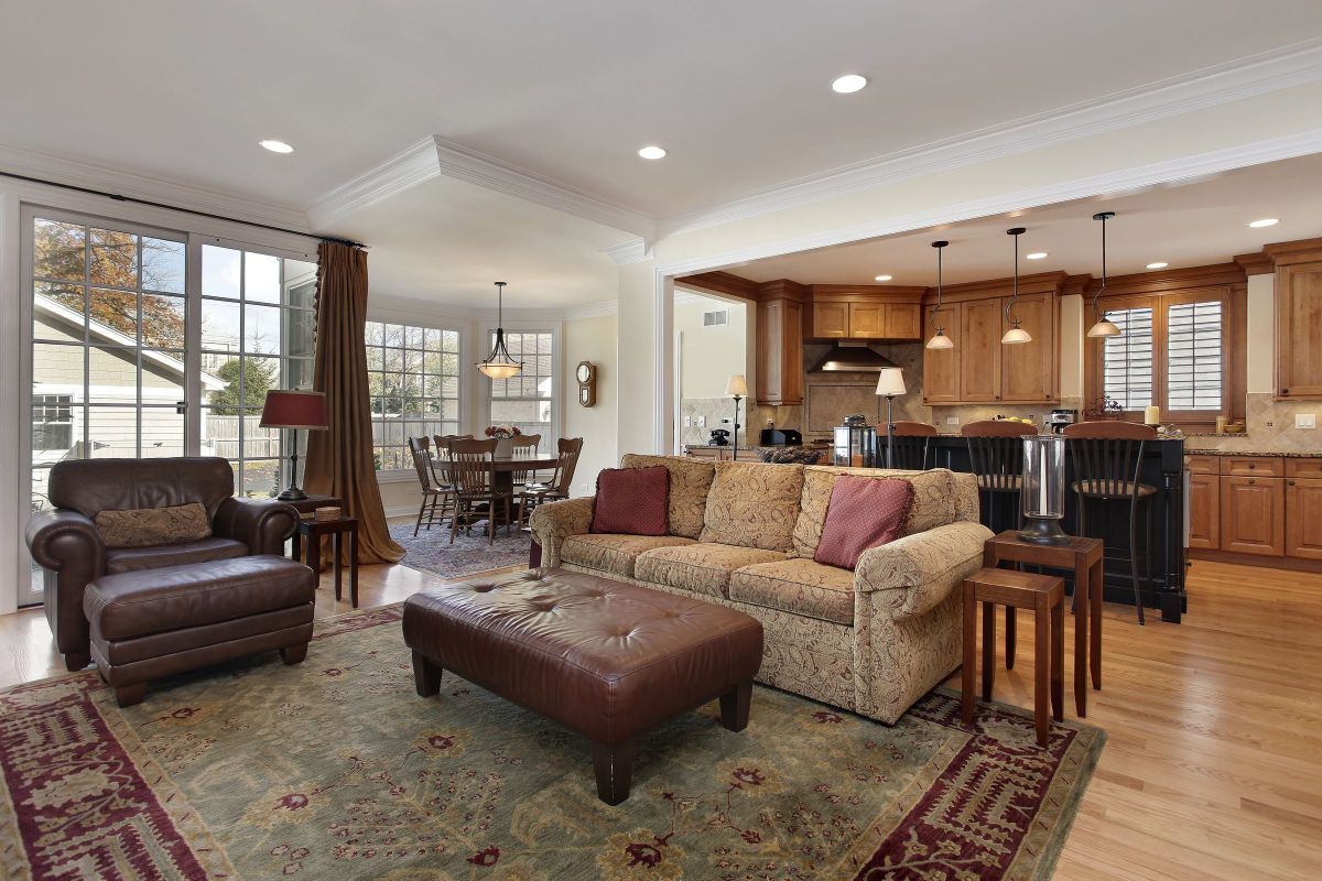 Deep, Glossy Hardwood Floors