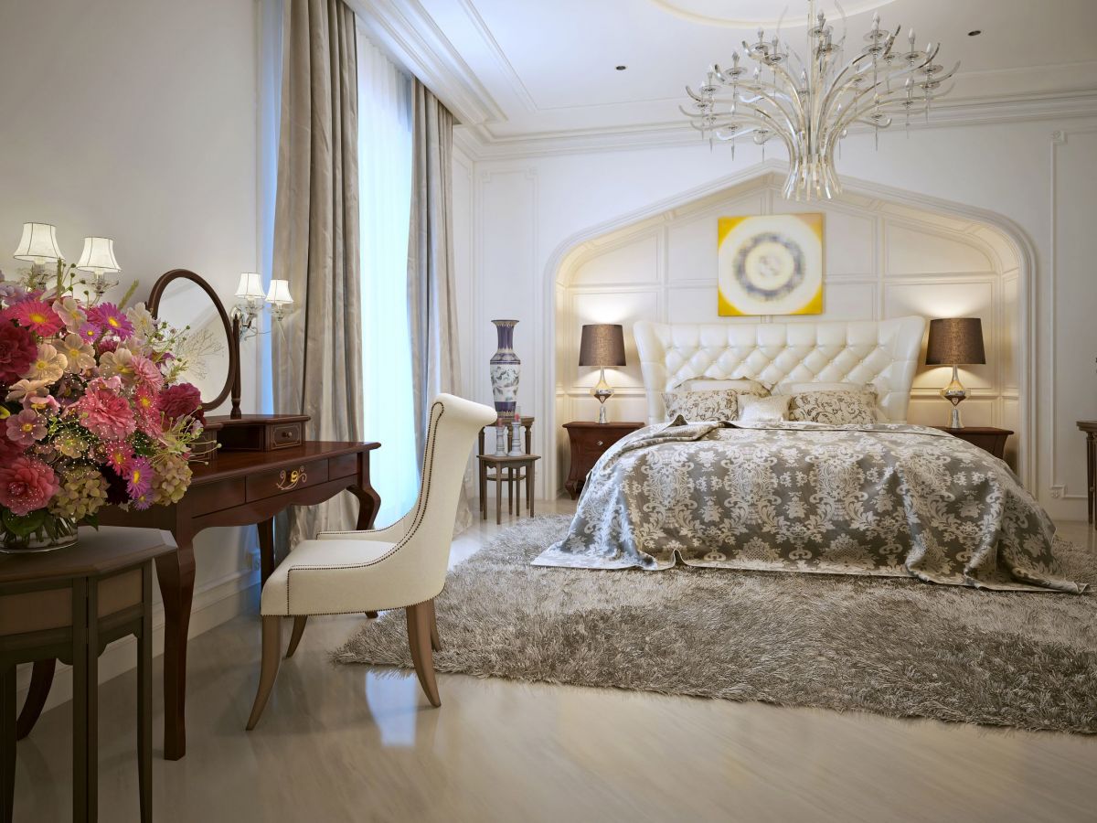 Regal, Robust Elegant Bedroom Setup Style Vanity