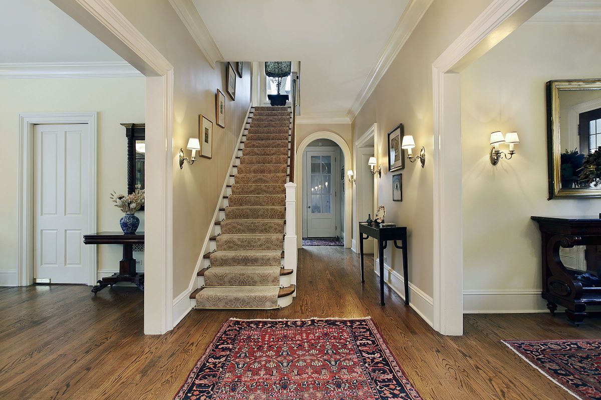 Grand Front Staircase Home Interior