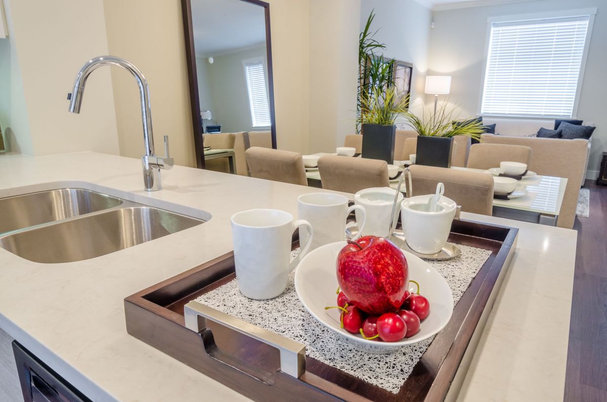 Perfectly Shining Marble Tabletop Counters