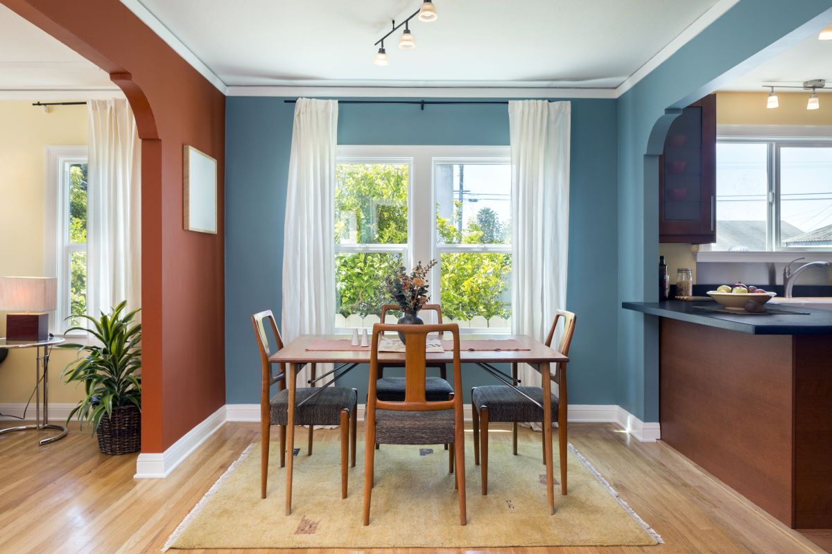 Blue with a hint of Brown