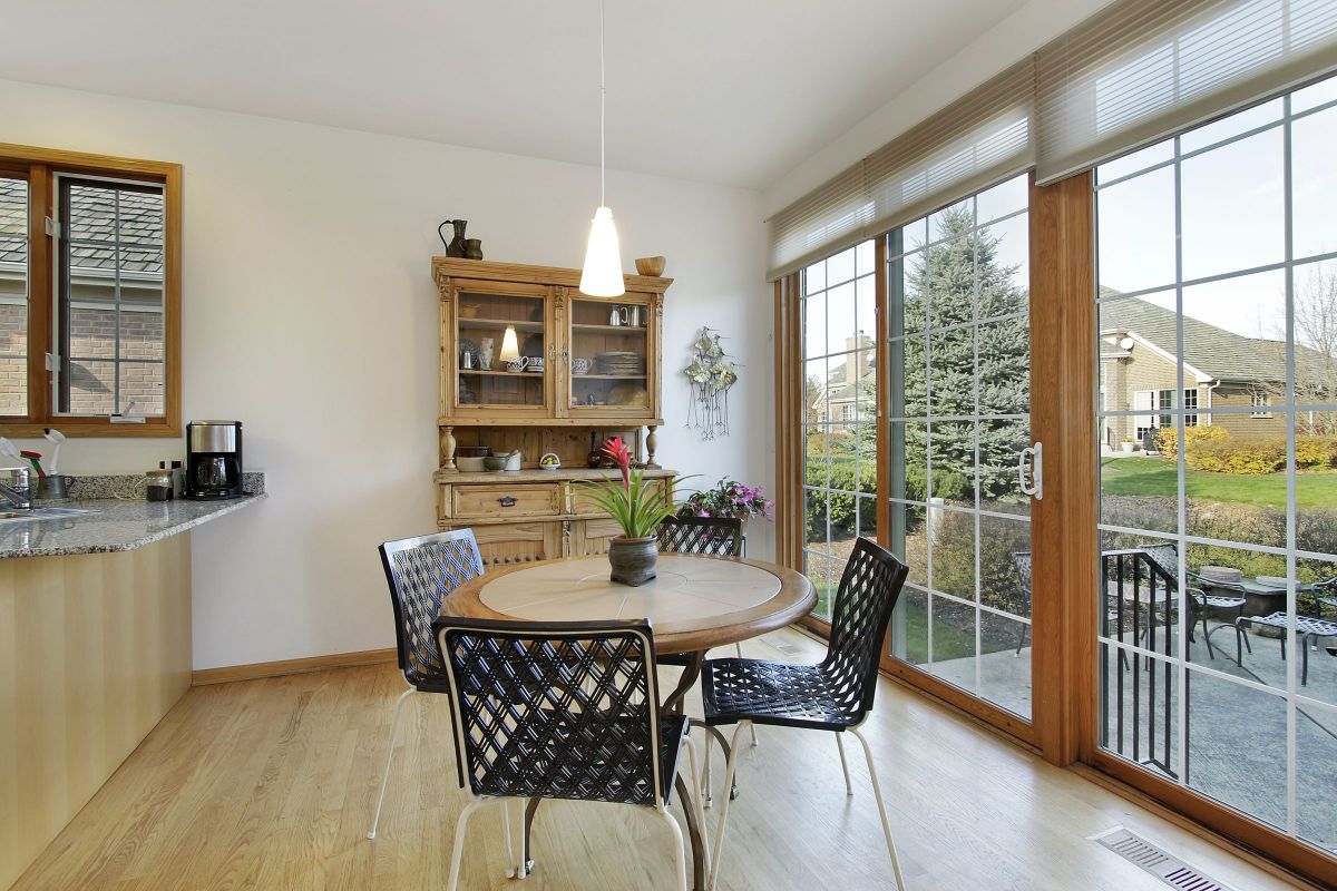 Simple Little Black Chair Dining Room