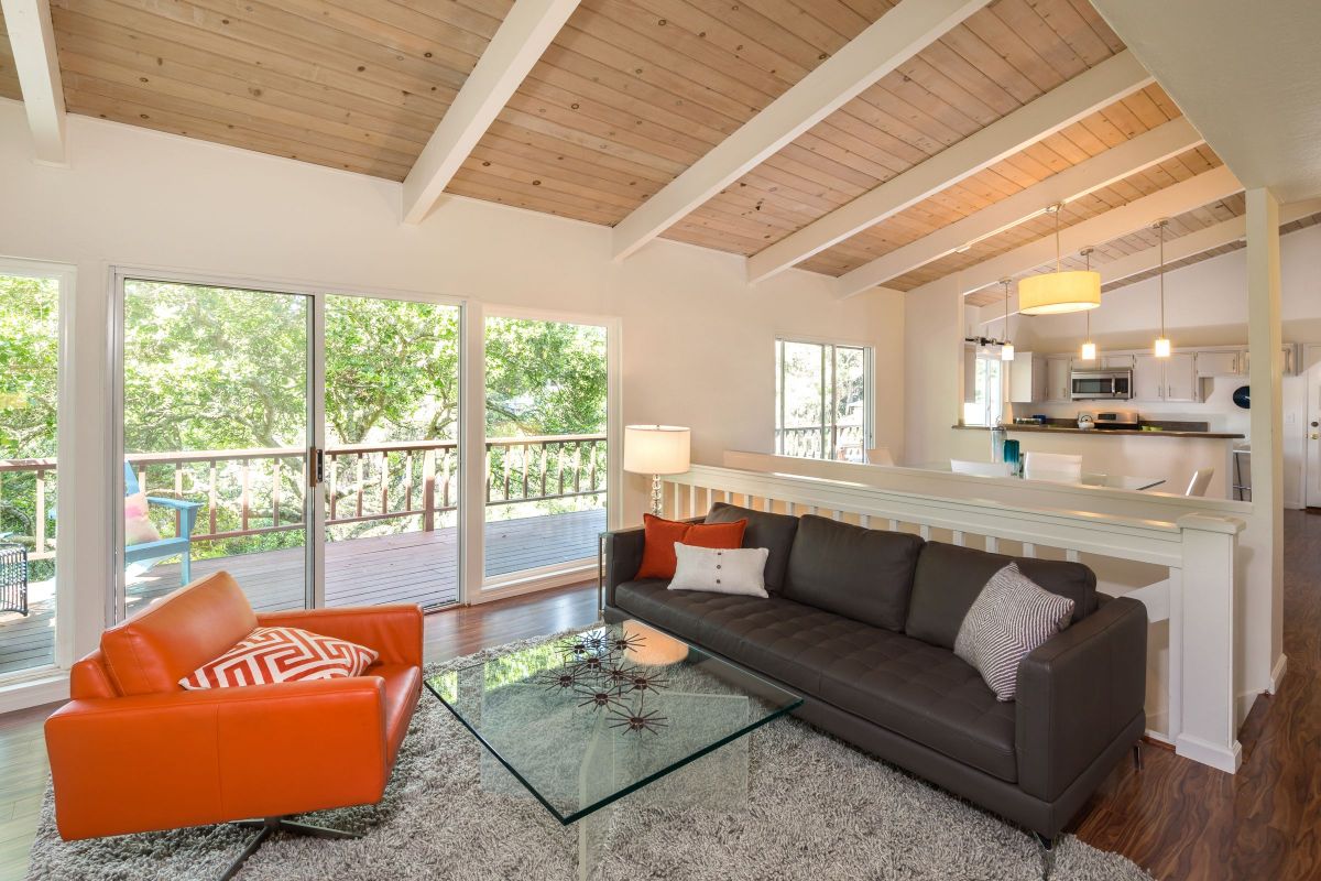 Big Orange Couch Seat