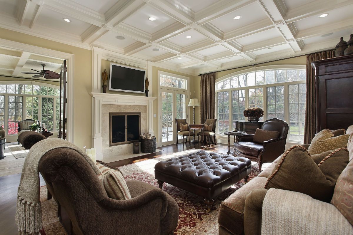 Deep Brown Oaken Furniture for Living Rooms