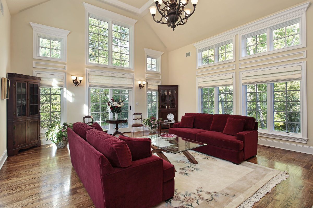 Red Velvet Couches