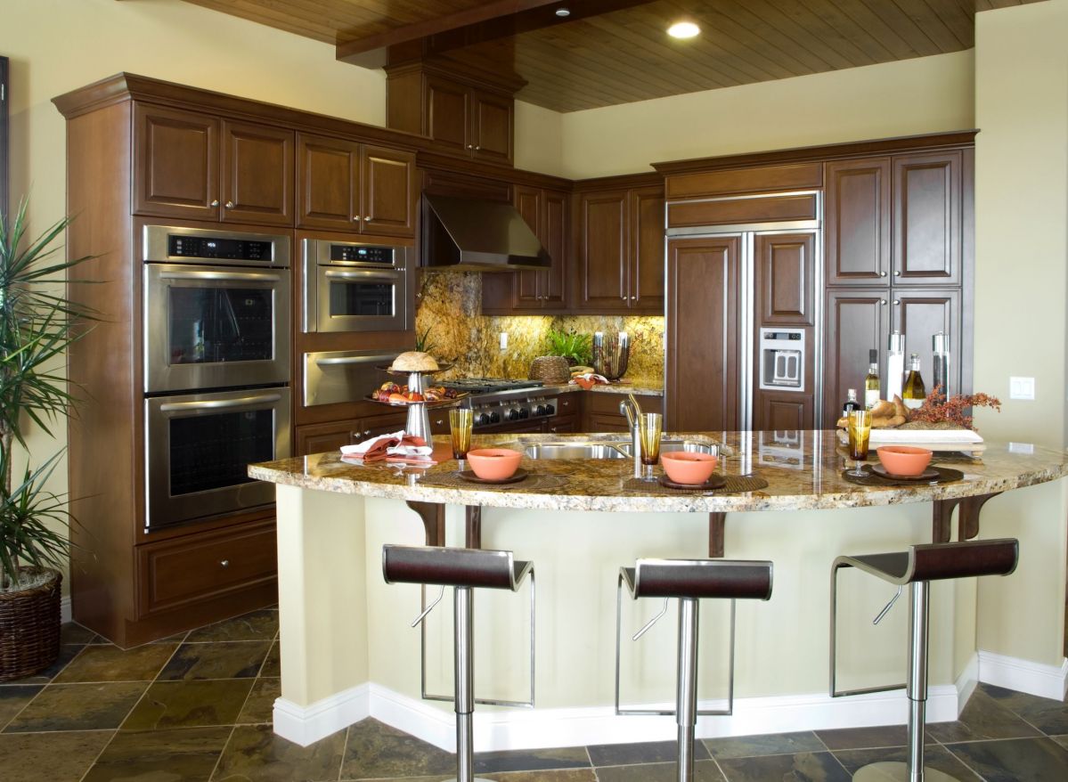 Bar Stool Style Modern Kitchen