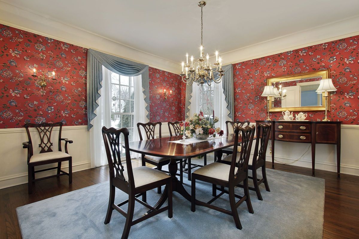 Elegant Custom Wooden Dining Room Set