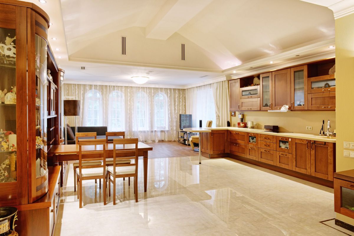 Beautiful Laminate Tile Kitchen Flooring
