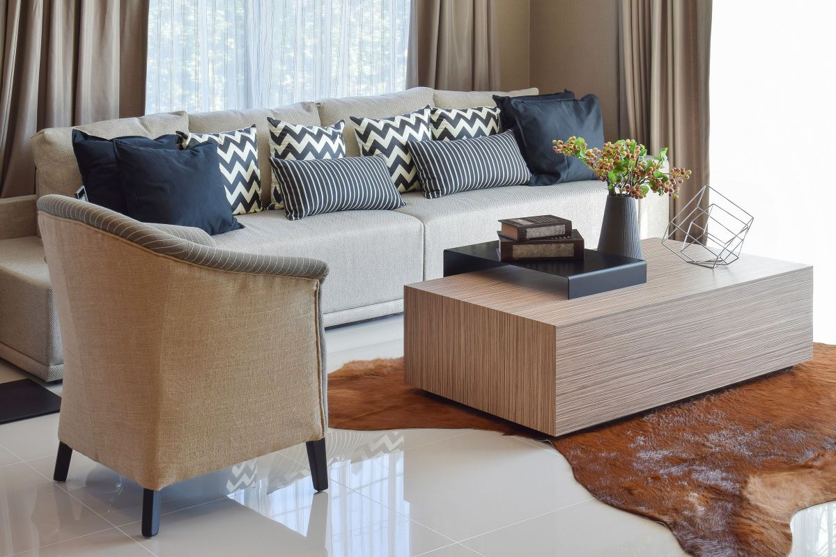Blue and Tan Couch Color Options