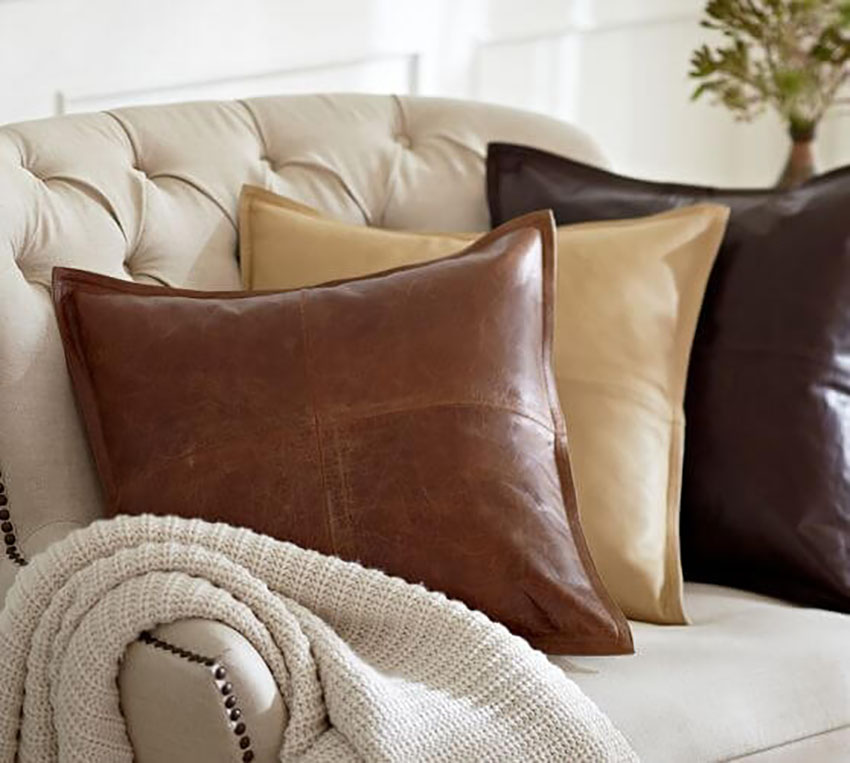 Leather Pillows