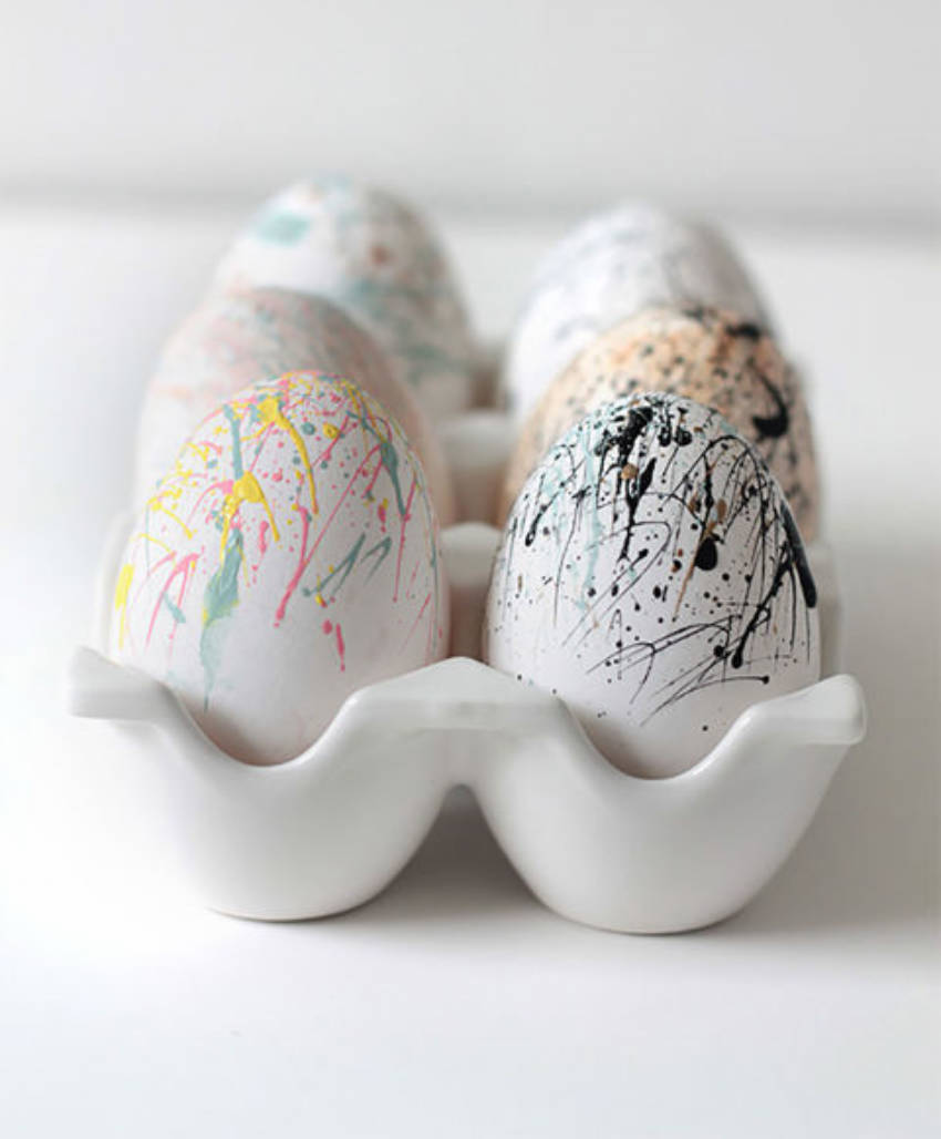 Paint Splatter Eggs