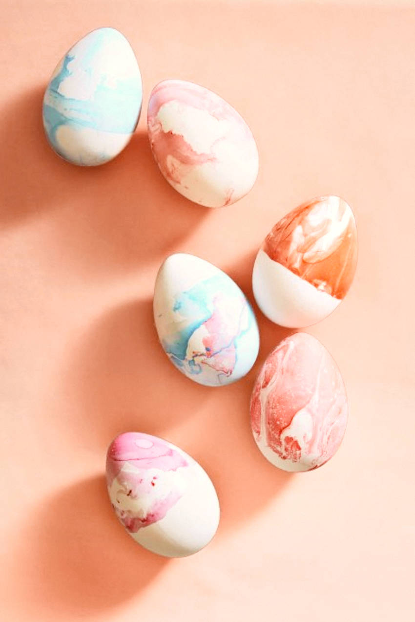 Marble Easter Eggs