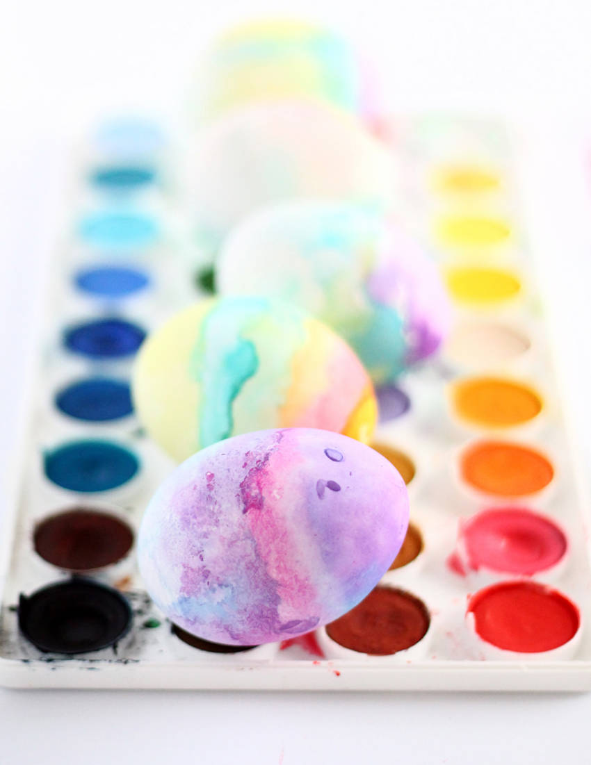 Watercolor Eggs