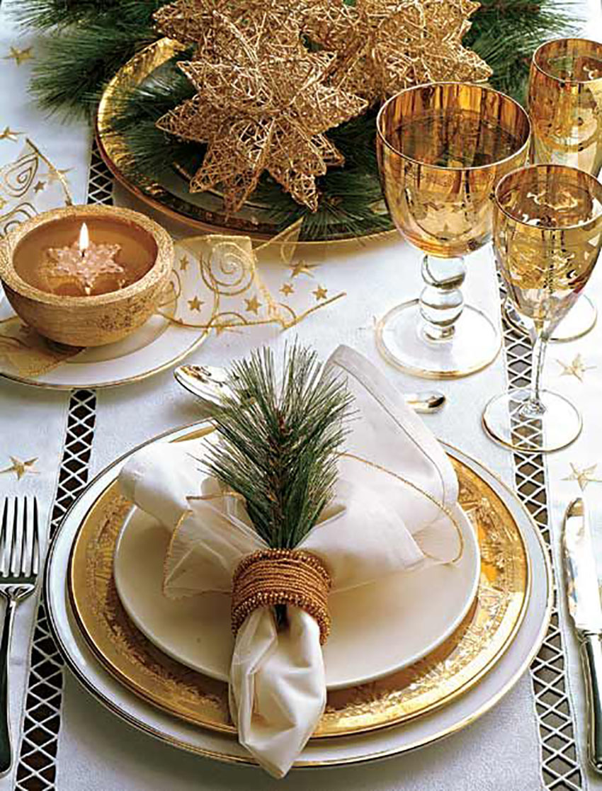 10 Elegant Decor Ideas For A Golden Christmas