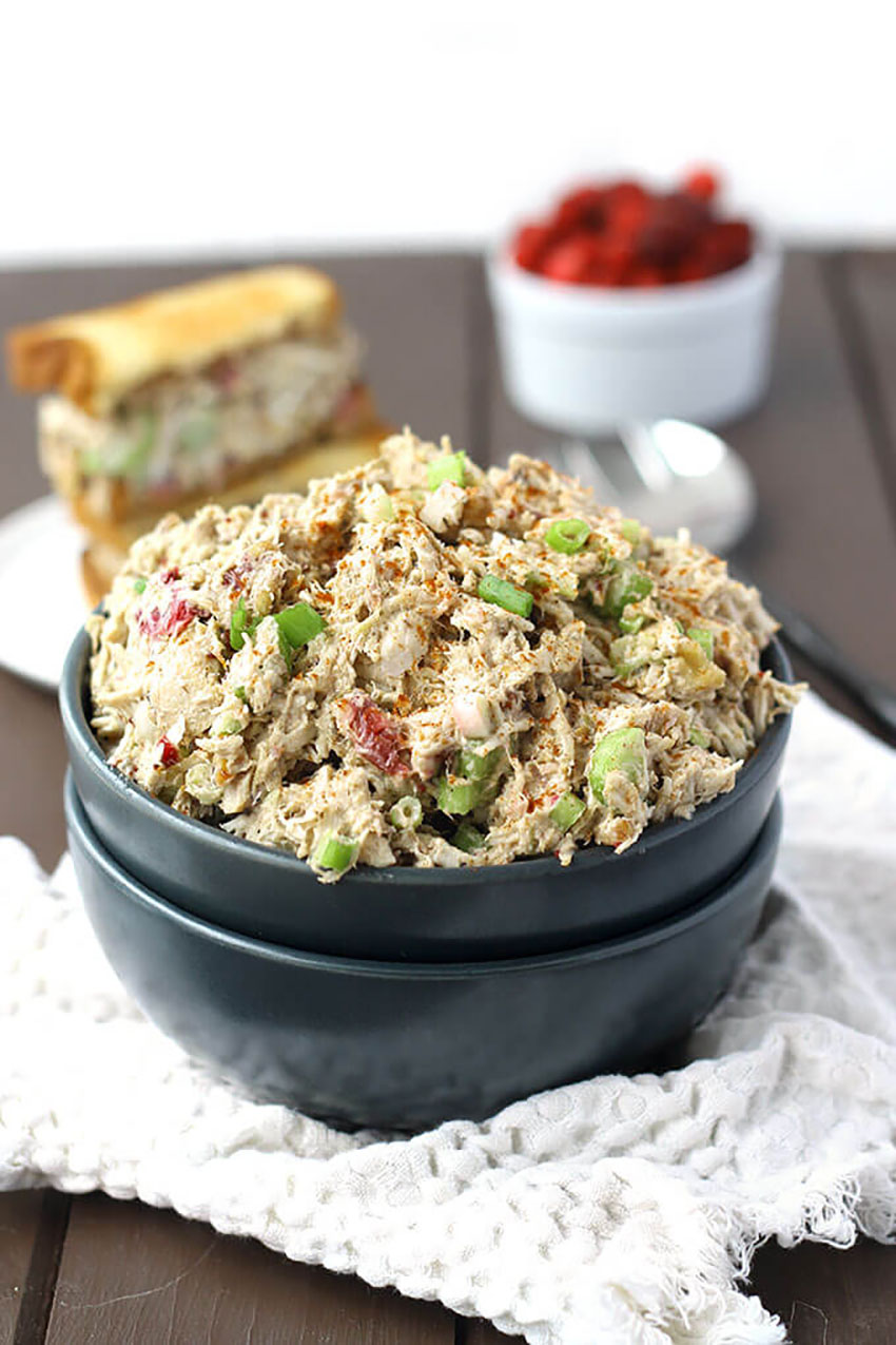 Leftover Turkey and Cranberry Sauce Salad