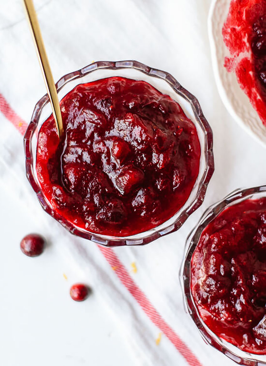 Naturally Sweetened Cranberry Sauce