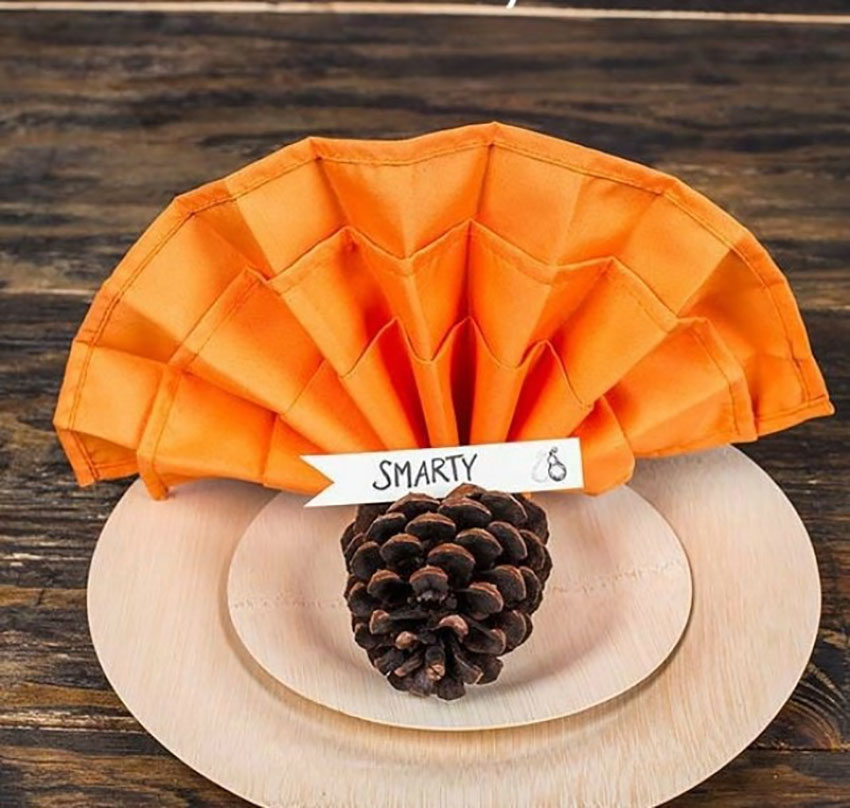 Thanksgiving turkey napkin holder