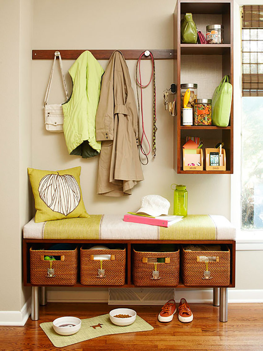 Organized Entrance - Home Projects for the New Year