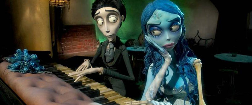 Corpse Bride marks the return of Tim Burton's art style to stop motion animation.