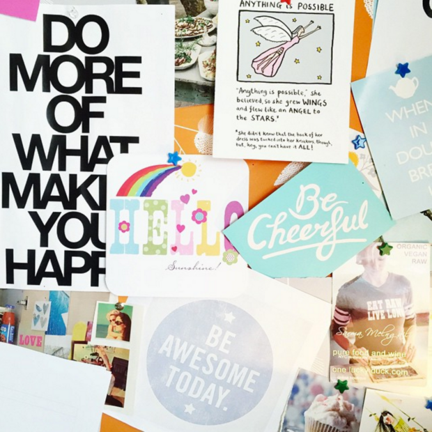 How to Make an Inspiration Board for New Year's Resolutions