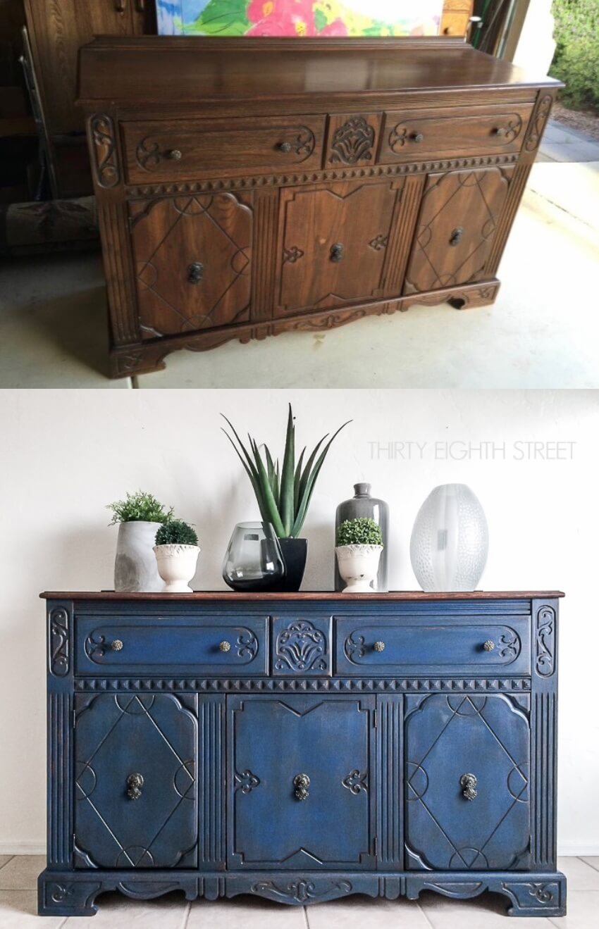 painted antique furniture before and after