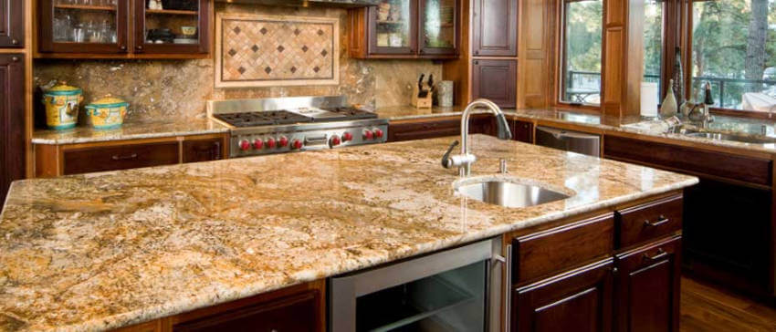 Granite countertops are long lasting and require little maintenance!