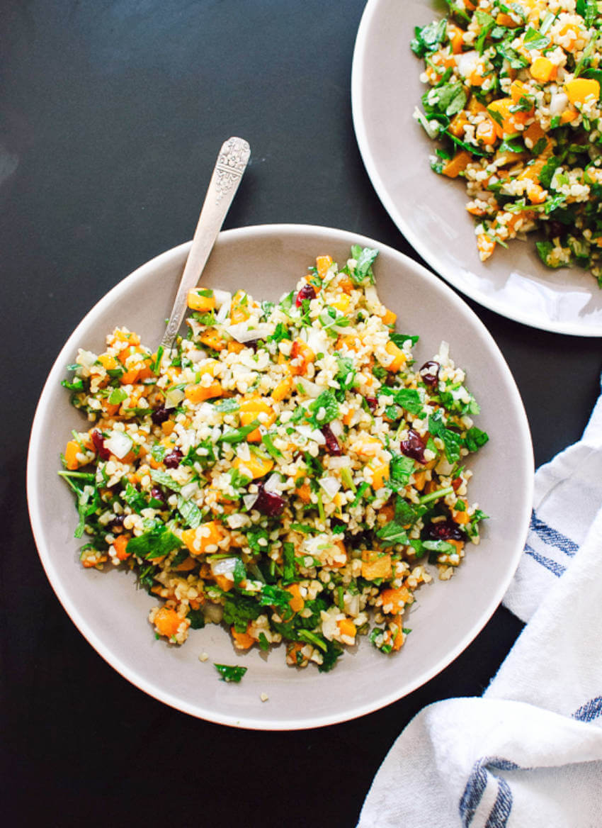 A tabbouleh recipe for Thanksgiving that's easy and delicious!