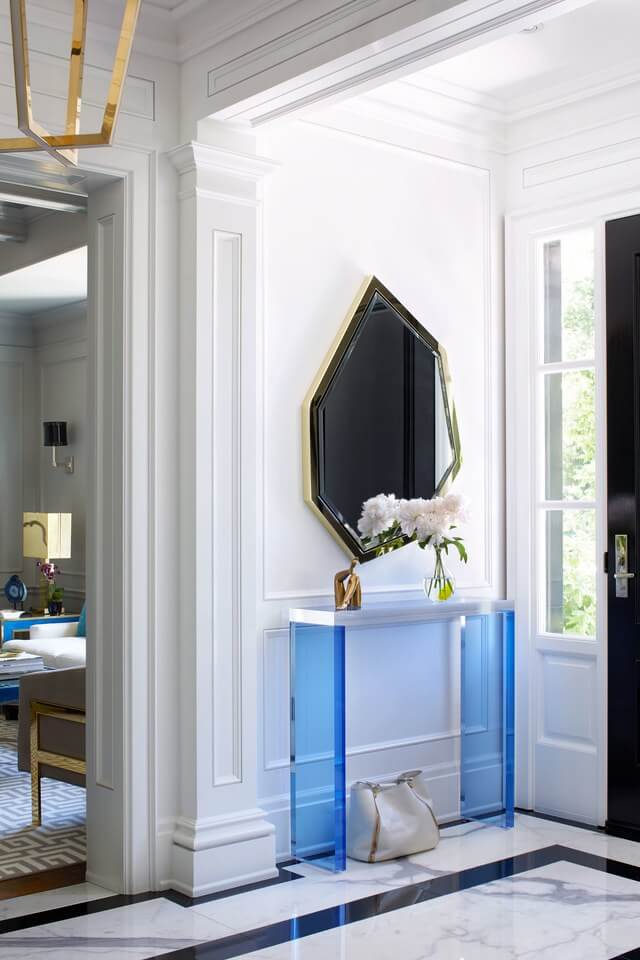 Whether it's big as a dark wall or small as a mirror framing, pros bring the WOW factor.