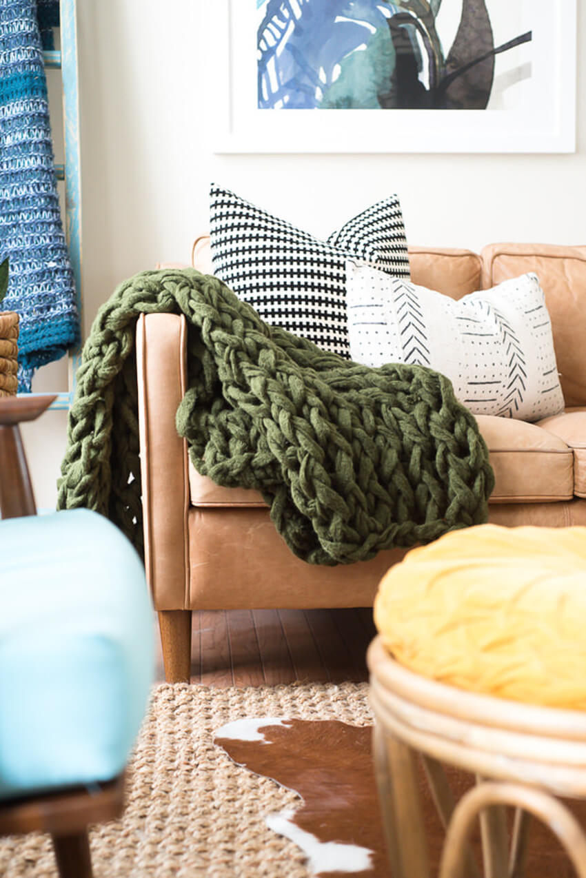 A cozy throw is everything you need on a winter afternoon.