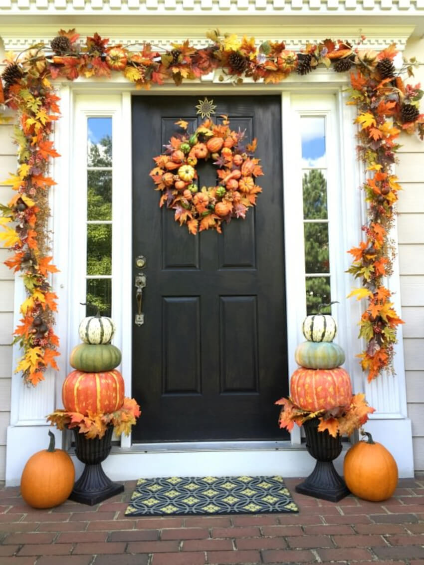 Get the leaves taken care of and use them for decor!