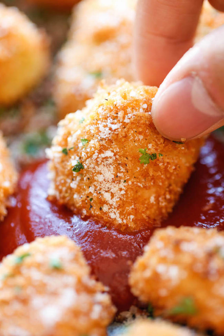 30-minute parmesan chicken bites