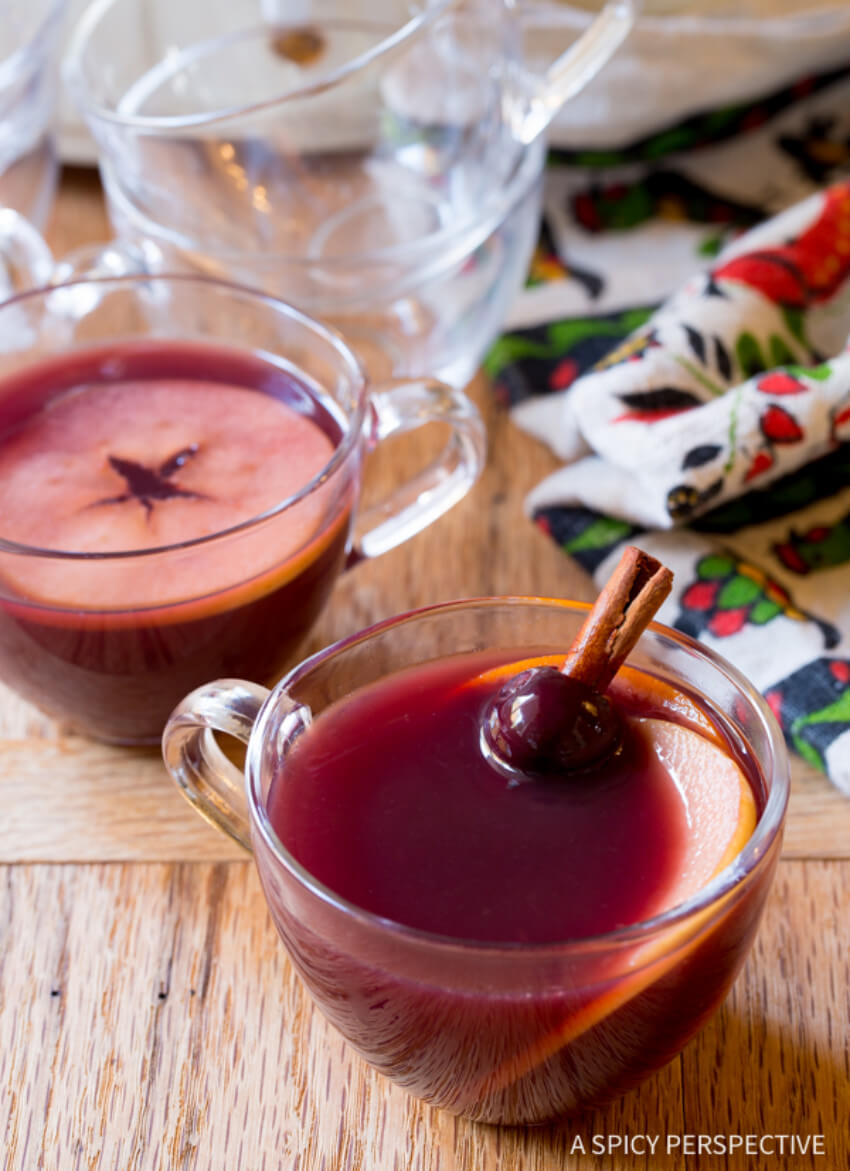 Mulled wine is the season's official drink!