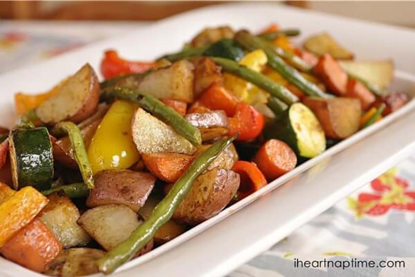 Roasted Winter Vegetables - Christmas Eve Dinner Full Menu Guide