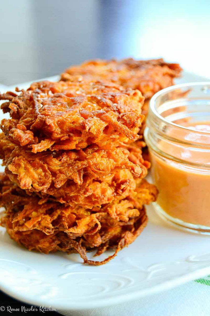 Sweet Potato Fritters Thanksgiving